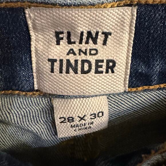 NWT Flint and Tinder Classic Slim Fit Denim Jean Blue Pockets Mens Size 28/30 - Picture 4 of 9
